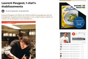 Laurent Peugeot, 1 chef 4 établissements